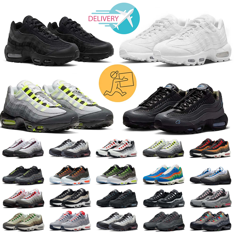 Designer Running Shoes 95 Trainers Triple Black Neon Pink Beam Storm Hyper Runner Outdoor Mens Sneakers 36-46