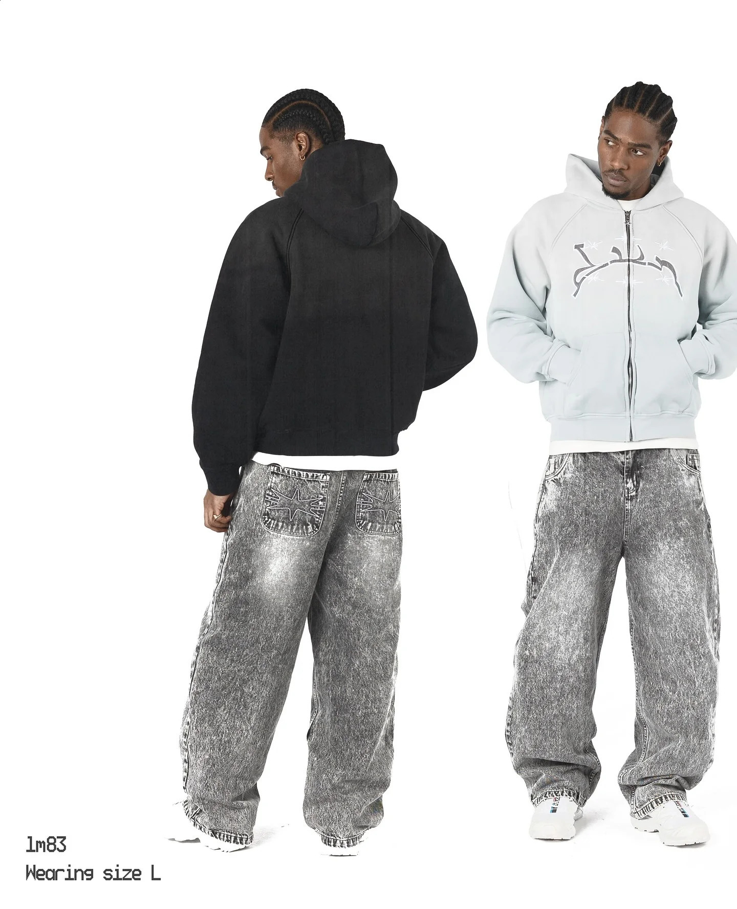 Divin Fashion Hoodies Y2k Vintage Embroidery Zip Up Hoodie Harajuku Hip Hop Street Coat Loose Mens Hooded Sweatshirt 251018