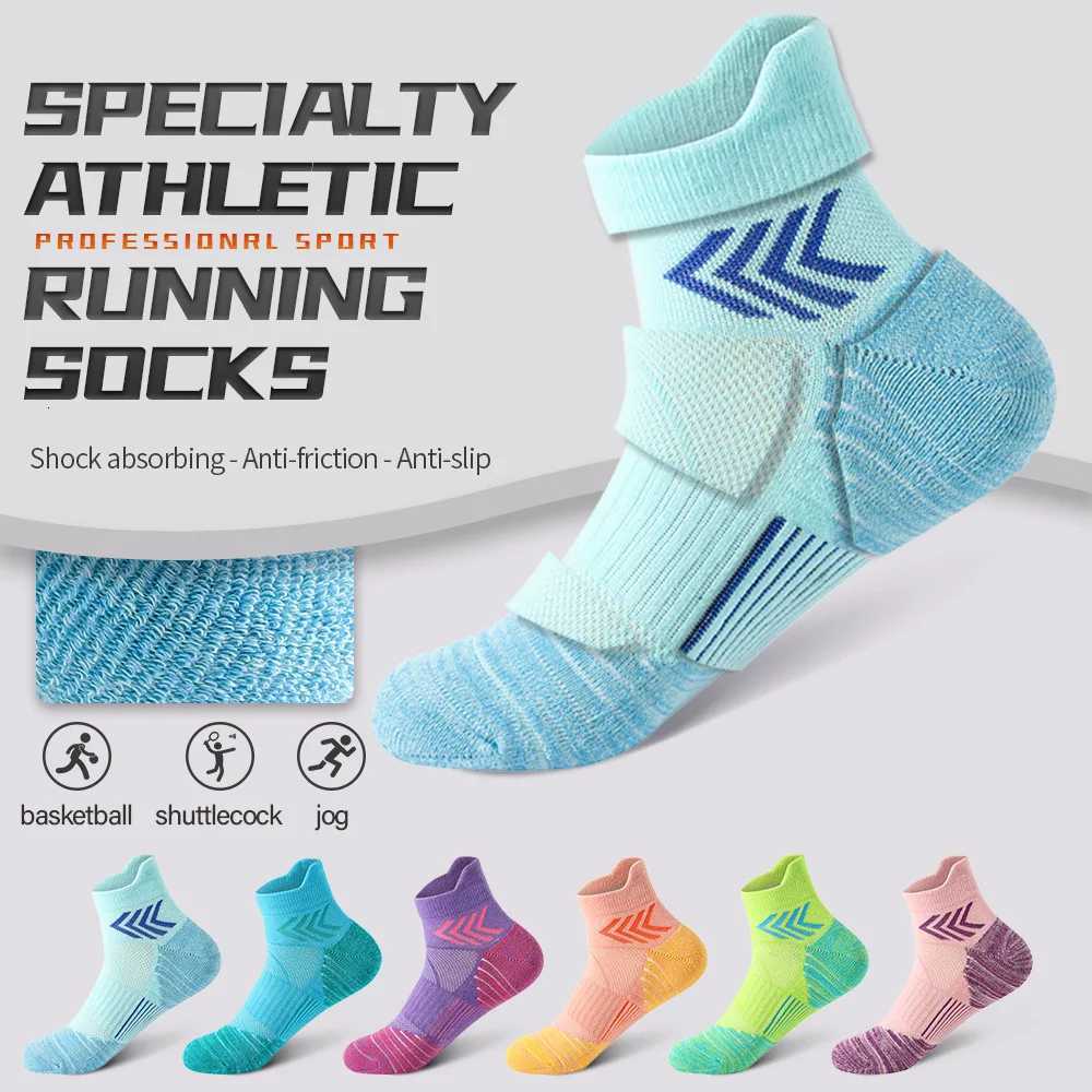 3Pairs Breathable Mesh Athletic Terry Socks Cushioned Moisturemanaging Durable Reduces Foot for Running Hiking Sports Men Women Y251024
