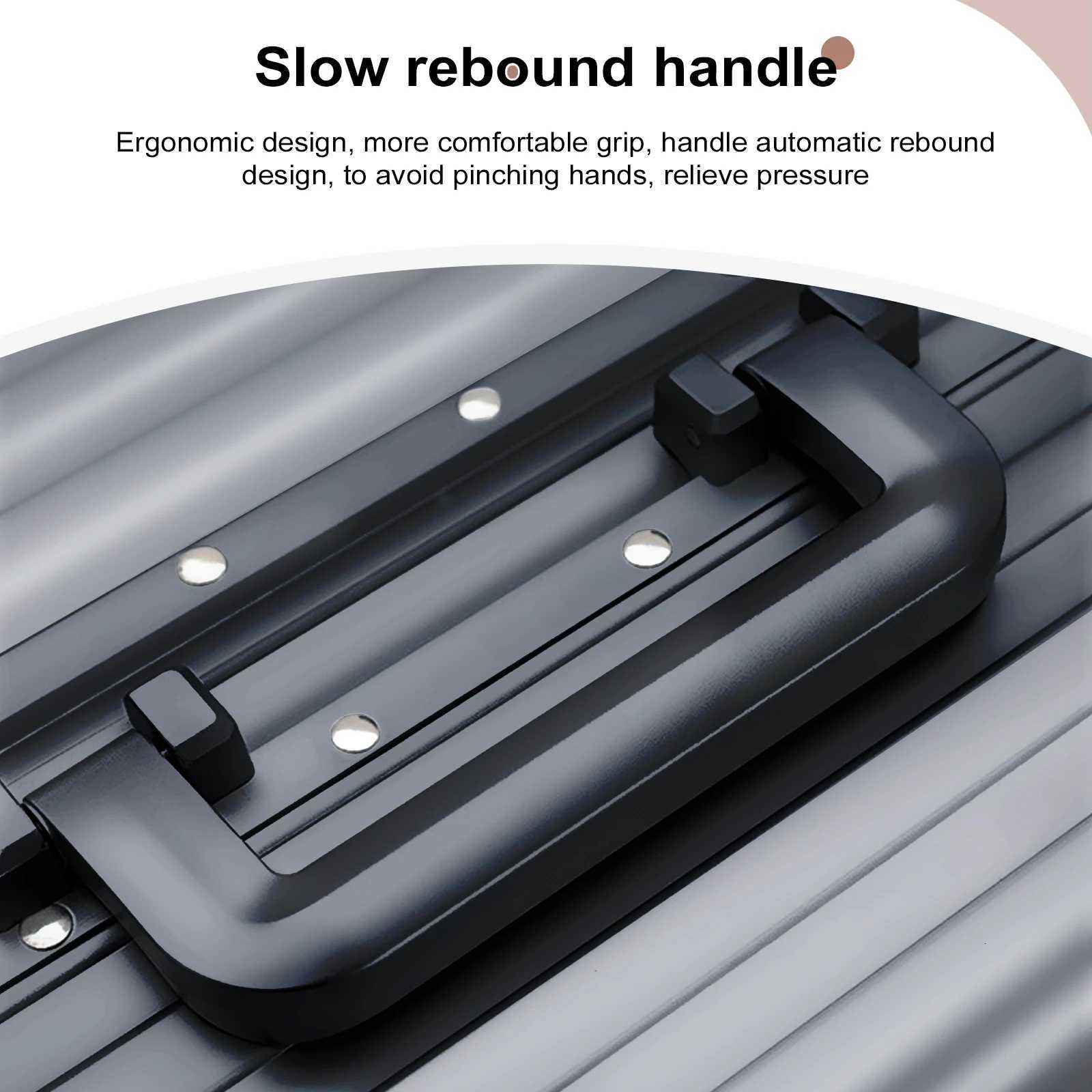 AIWEINY All aluminum magnesium alloy trolley case universal wheel TSA men lightweight luggage boardingW251024