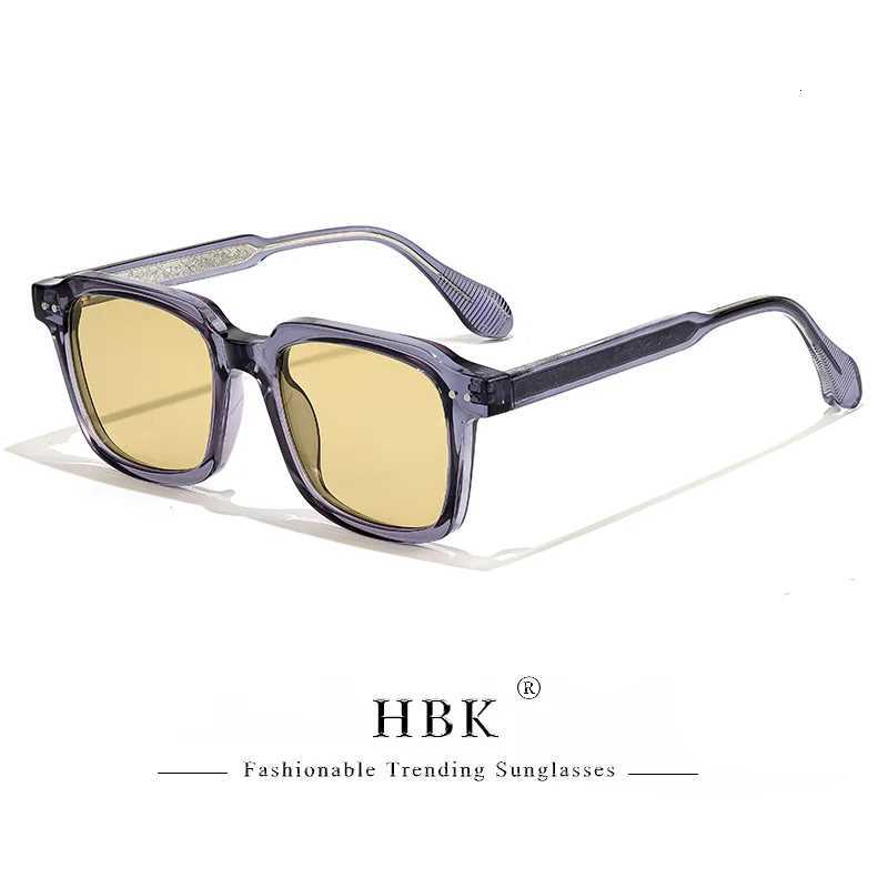 HBK New Fashion Retro Sunglasses man Large Square Frame Sun Glasses Sun Glasses Women outdoor travel party Shopping EyewearT251024
