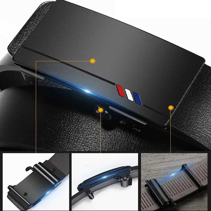 New fashion designer belt for men highquality toothless automatic buckle casual mens business belt W251024