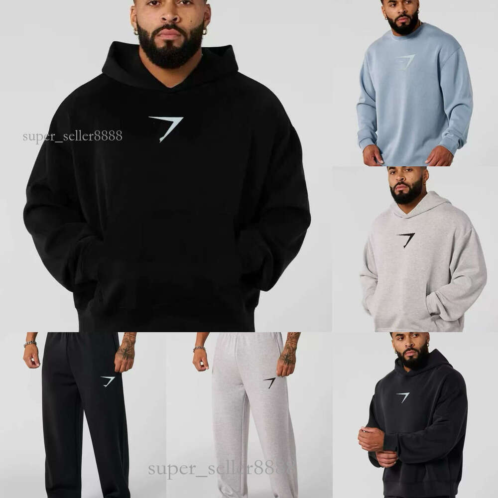 sharks mens Hoody Gym Clothing fitness American vintage Hoodie Oversized Cotton Round Neck Pants Slve Gym Sports Pants Lightweight Basketball Tracksuit