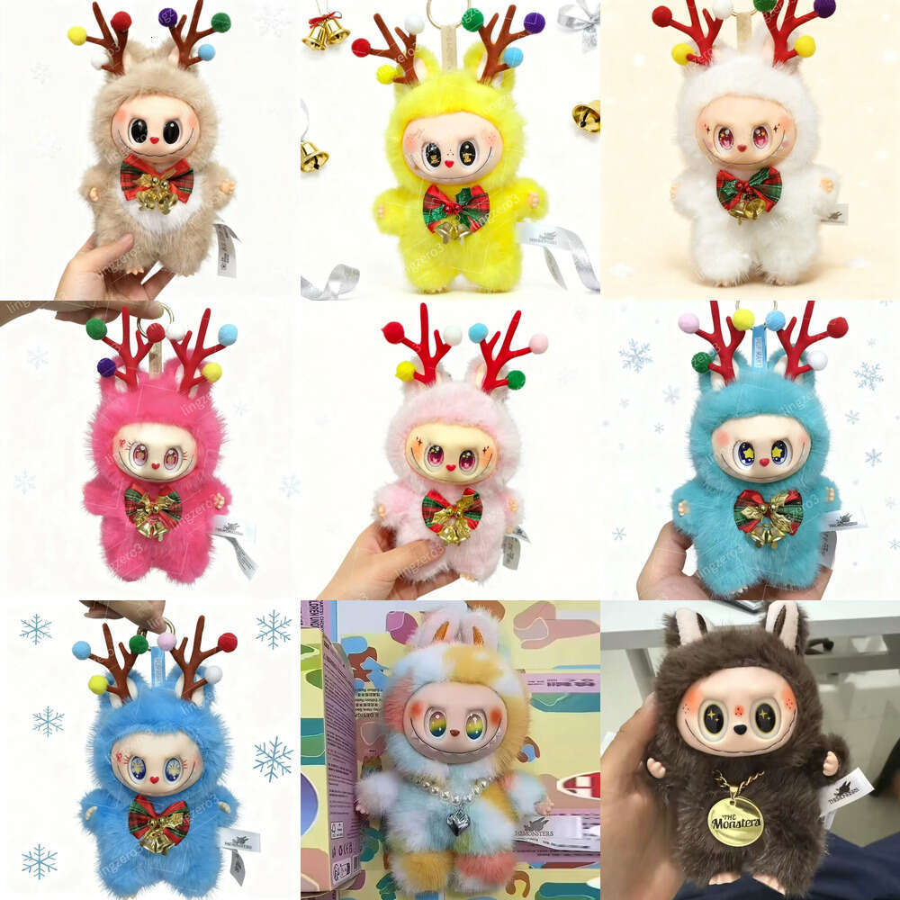labubu doll V1 V2 V3 Monsters Big Into Energy Series Box Christmas present Key chain Decorative item Blind box gift