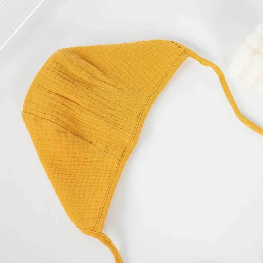 Newborn Cap Child Lacing Babies Knitted Cotton Solid Color cute Hat Mother and Kids Supplies Baby Hats Caps for 024 MonthsL251024