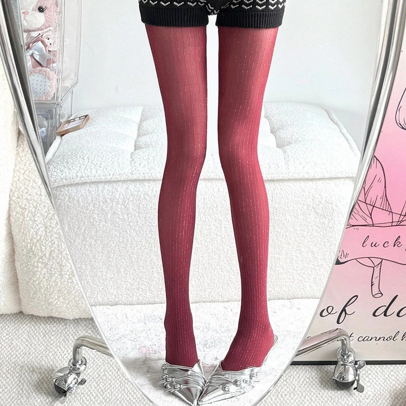 Premium Summer Women Tights 4 Colors Chariming Sexy Party Pantyhose Thin Fishnet Ladies Bottom Leggings Long Thigh Socks Woman 251018