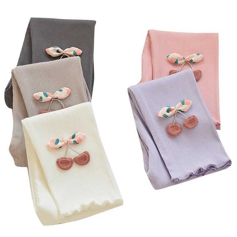 Kids Leggings Cherry Decoration Kids Leggings for Girls 2 To 7 Years Kids Pants Clothes Girls Children Leggings GirlsT251024