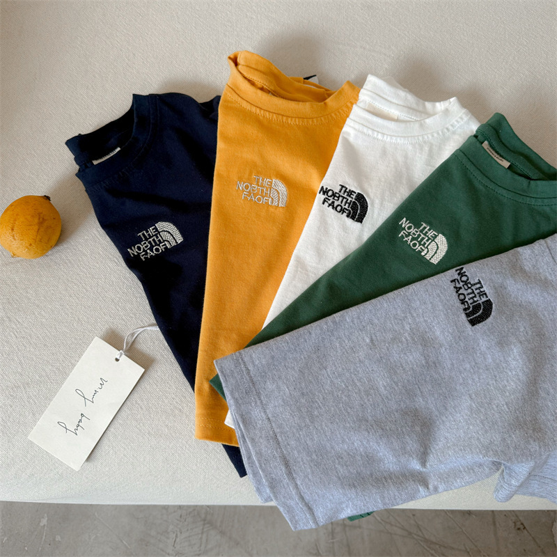 kids clothing designers Boys Short Sleeve Set 2-Piece 2025, American Style Sporty Shorts Outfit, Lightweight Summer Clothes for Kids Free Shipping