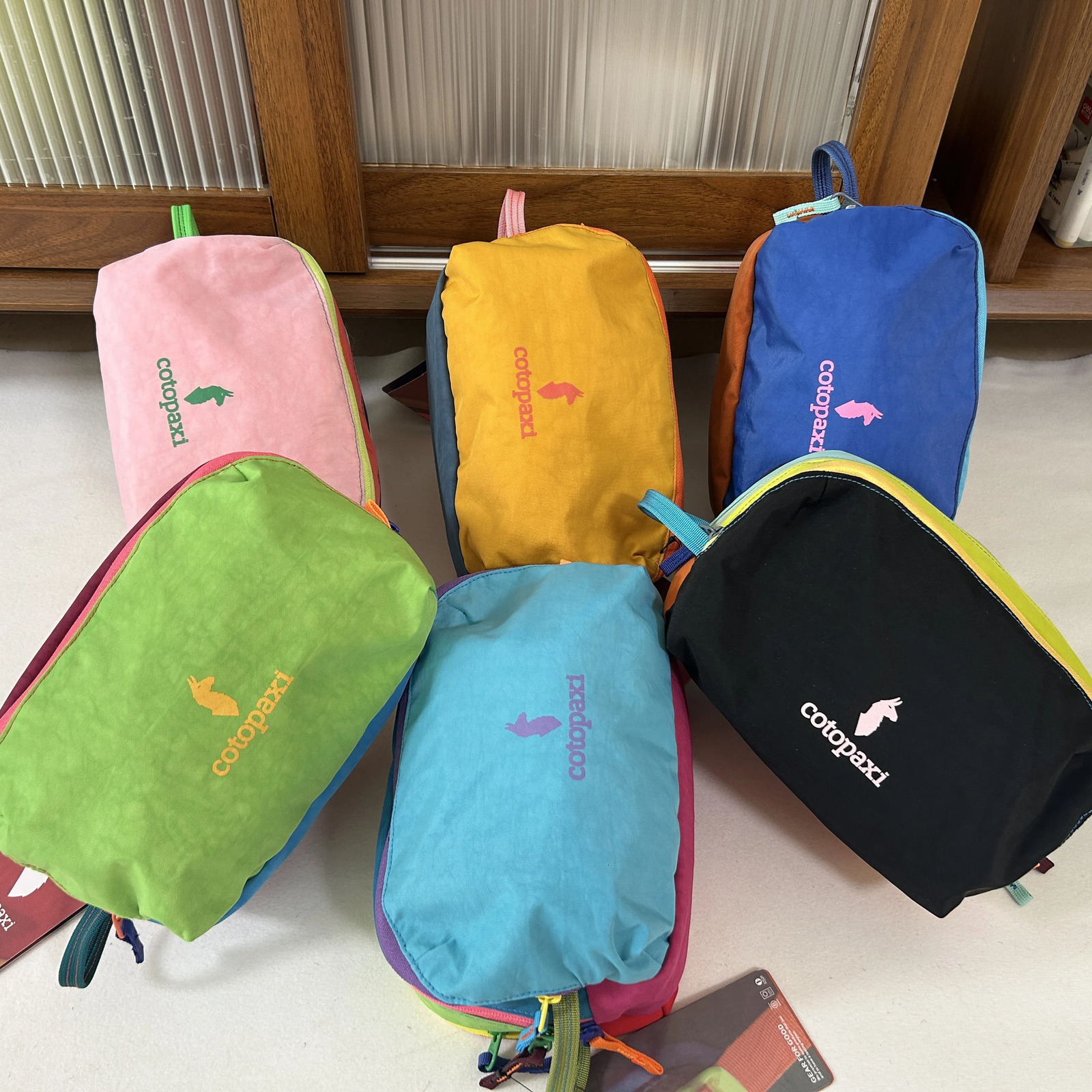 Y2K Cotopa 4L makeup bag Outdoor Travel Fashion and Environmental Protection Splicing Color Dopamine Washbag Handbag 251014