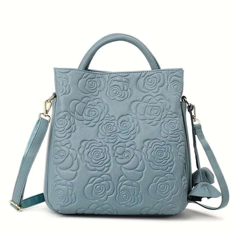 Ladies' Genuine Leather Handbag, New Large Capacity Shoulder Versatile Crossbody Bag, Suitable For Commuting And Leisure Outings