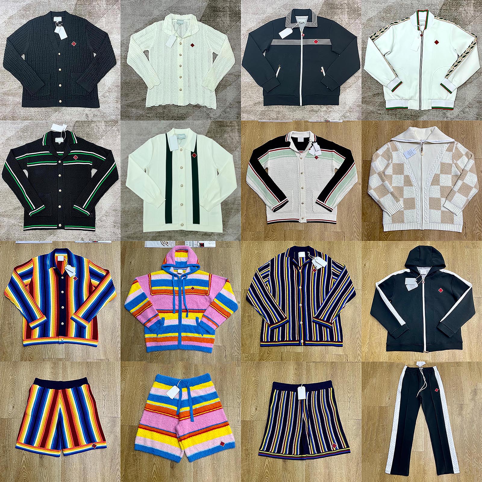Designer Men's Jacket Embroidery Knitted Cardigan Polo Sweater High Quality Casual Loose Ribbon Zipper Coat Women Men