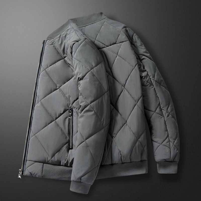 Korean Trend Casual Men Parkas Thicken Warm Comfortable Cotton Jackets Quality Stand Collar Windproof Male Clothes Winter New Z251024