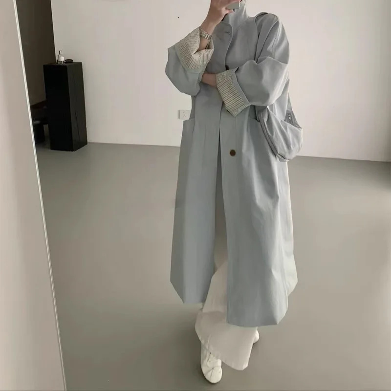 SuperAen Long Trench Coat for Womens Spring and Autumn Arrival 251021