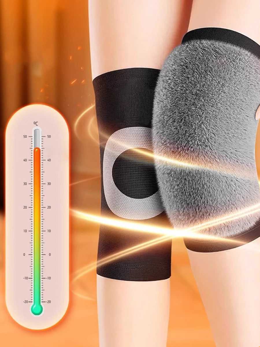 Winter Soft Thermal Knee Braces Leg Warmers Cozy Warm Skiing Cycling Camping Runing Arthritis Tendonitis Knee Pads Leg SleevesW251024