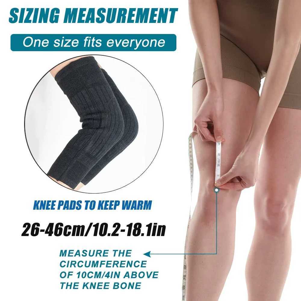 Cashmere Wool Knee Brace Pads Winter Thermal Knee Warmers Thicken Lengthen Elastic Knees Sleeves Support Protector for ArthritisW251024