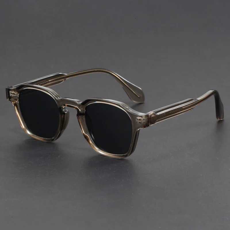 Korean Style Retro Sun Glasses for Women Thick TR90 Frame Square Sunglasses Men UV400 Trending Luxury Brand Sun Shades For DriveT251024