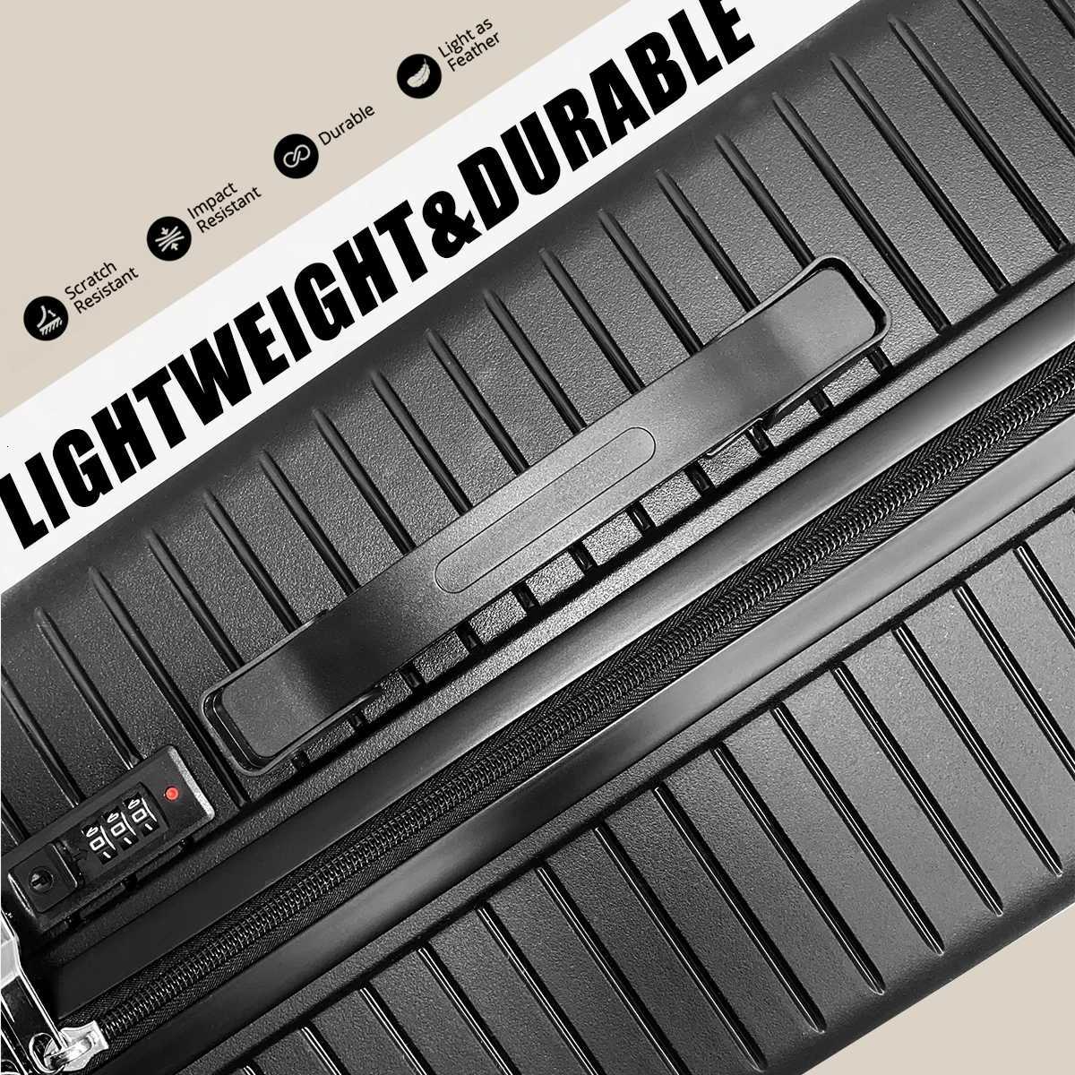 Multifunctional LargeCapacity Cute Trolley Suitcase Silent Universal Wheel Suitcase Student Suitcase Packaging BagW251024