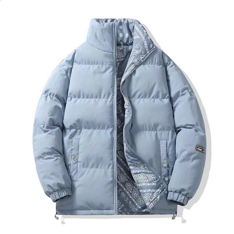 Loose Thickened Men Streetwear Winter Jacket for Men Fashion Casual Parkas Man Warm Windproof Male Cotton Clothing 251020