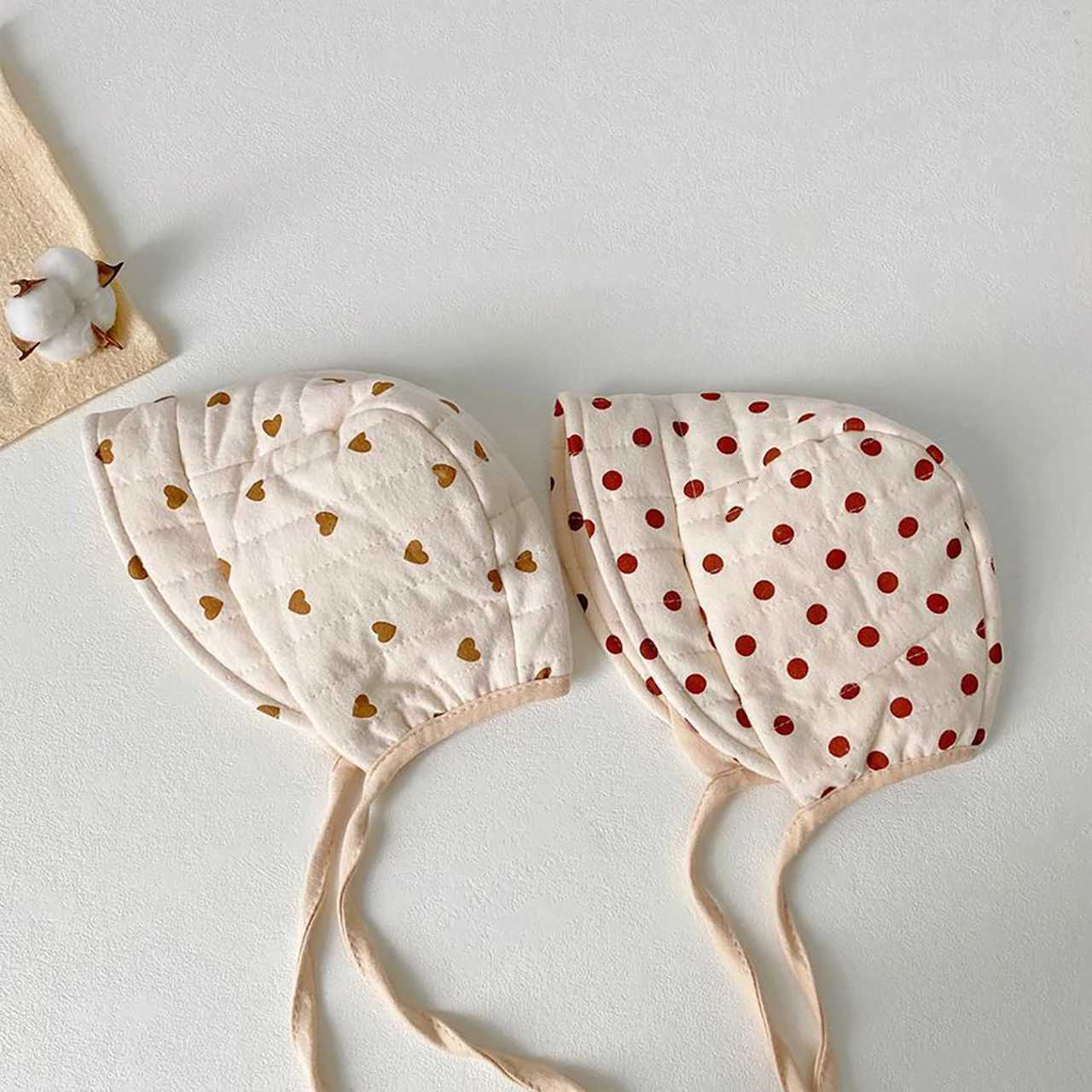 Thicken Cotton Baby Ear Protection Cap Winter Warm Newborn Fetal Hats Large Eaved Windproof Kids Tie Headgear Bonnet 318MonthL251024