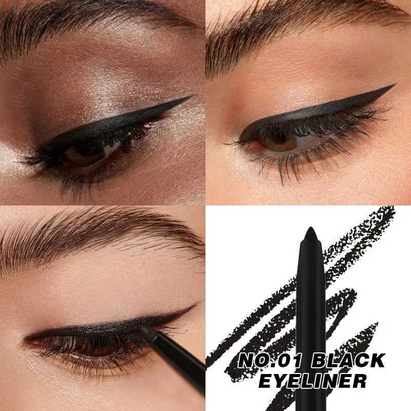 Gel Eyeliner in Black Set Is Smudgeproof Longlasting Glides Effortlessly for Perfect Lines and Is Perfect for Everyday UseL251024