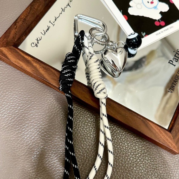 High-End Coffee Brown Cartoon Plush Bear Charm - Cute Doll Pendant, Beaded Chain Keychain for Backpacks Wholesale