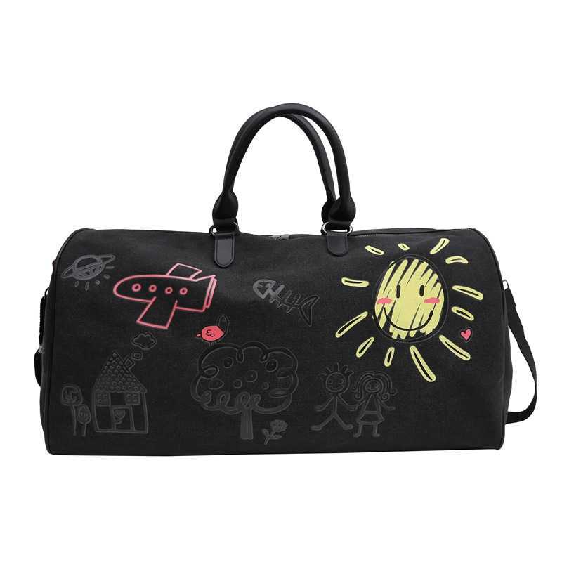 Short Trip Bag for Men and Women, Large Capacity 2024 New Model, Business Trip Sports Gym Bag, Commuter Crossbody Bag, Handheld Large Bag