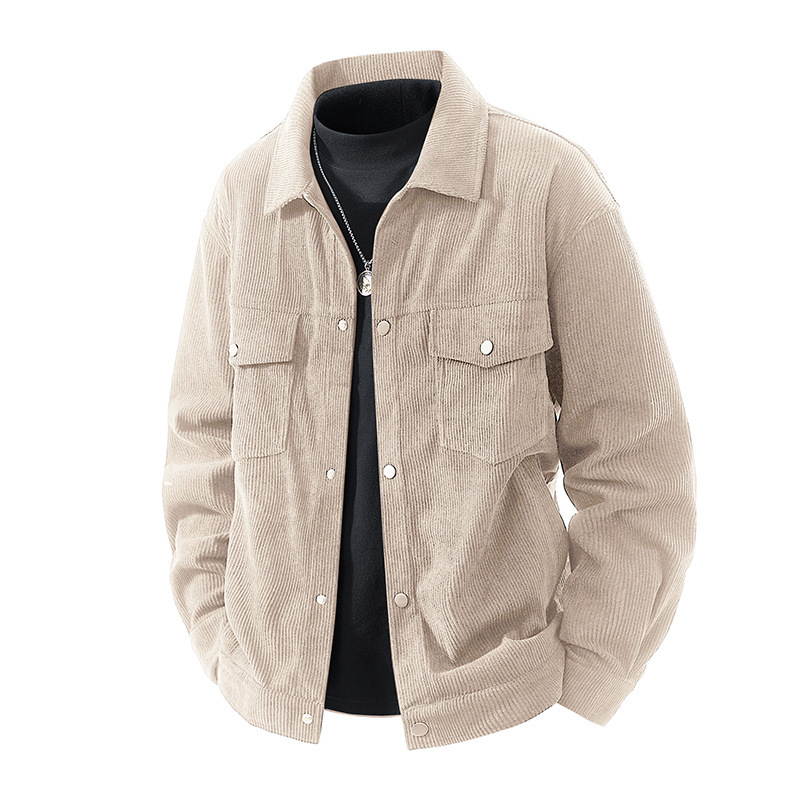 Extra Large Men's Jacket For Autumn And Winter, Loose Fit, Plus Size Baseball Jacket, Corduroy Designer Hoodie Jacket Tracksuit Men Polo Veste Co