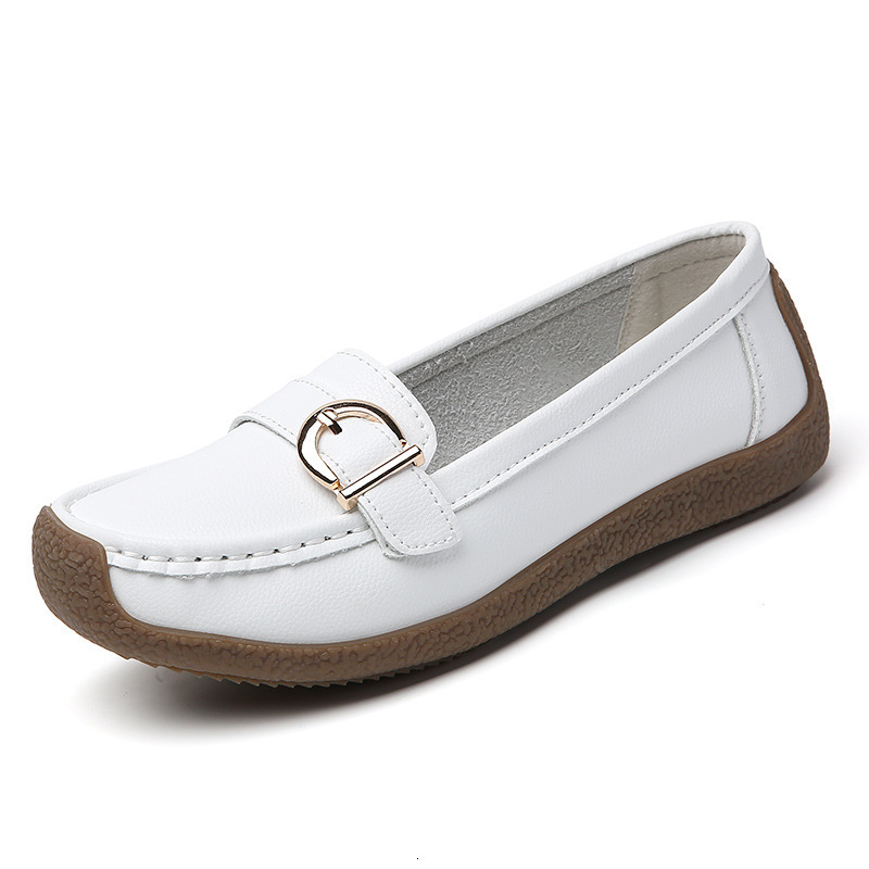2024 New Loafers Casual Flat Sole Soft Surface Mom Comfortable Large Size Moccasins Women's Shoes ddmythur
