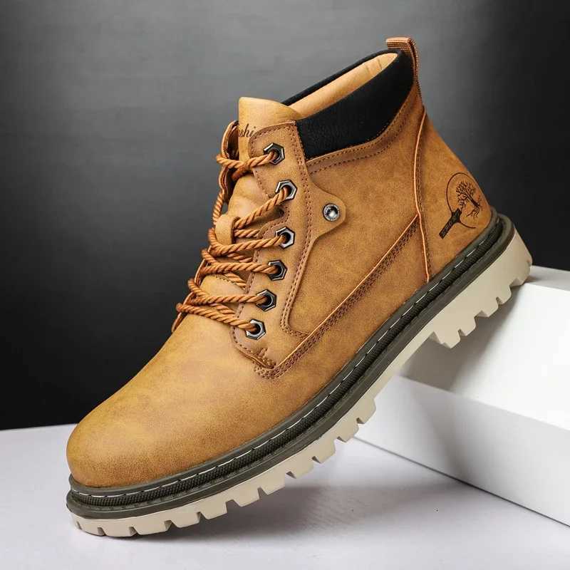 Men Super Warm Snow Boots Winter Mens Ankle Boots Waterproof Short Outdoor Sneakers Autumn Mens Motorcycle zapatillas male W251024