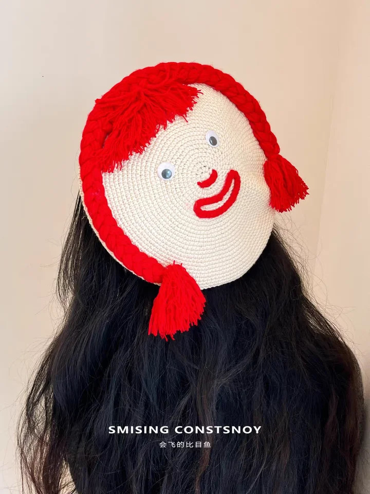 fashion y2k Girl Cute and funny smiley face Beret Hat Hip Hop Cap Women Men Party Team Baseball Cap 251023