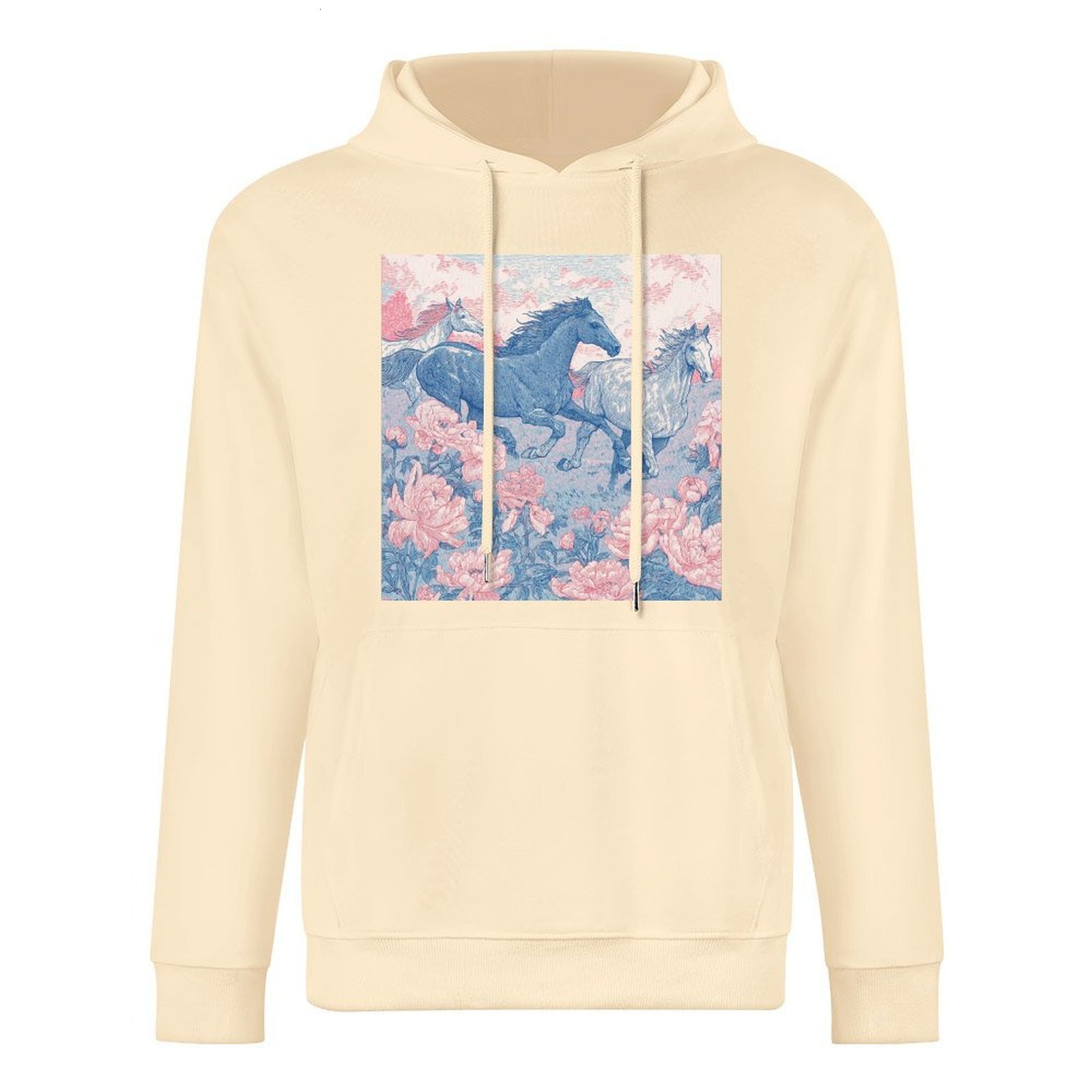 H Designer Fall Winter Hoodie Luxury Horse Print Design Unisex Long Sleeve Streetwear Hip Hop Oversized Fit Hoodie Men's Fashion Apparel H37
