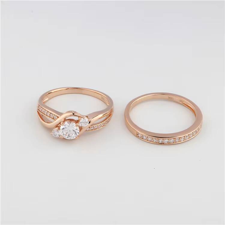 New Arriving 14k Solid Gold Moissanite Engagement Ring