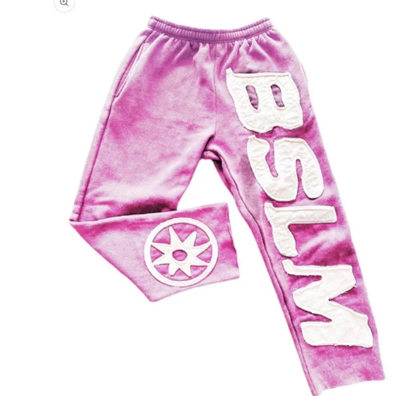 Men Women autumn winter Pants hoodie personalized street style Harajuku high street hiphop letter embroidery fashion casual 251020