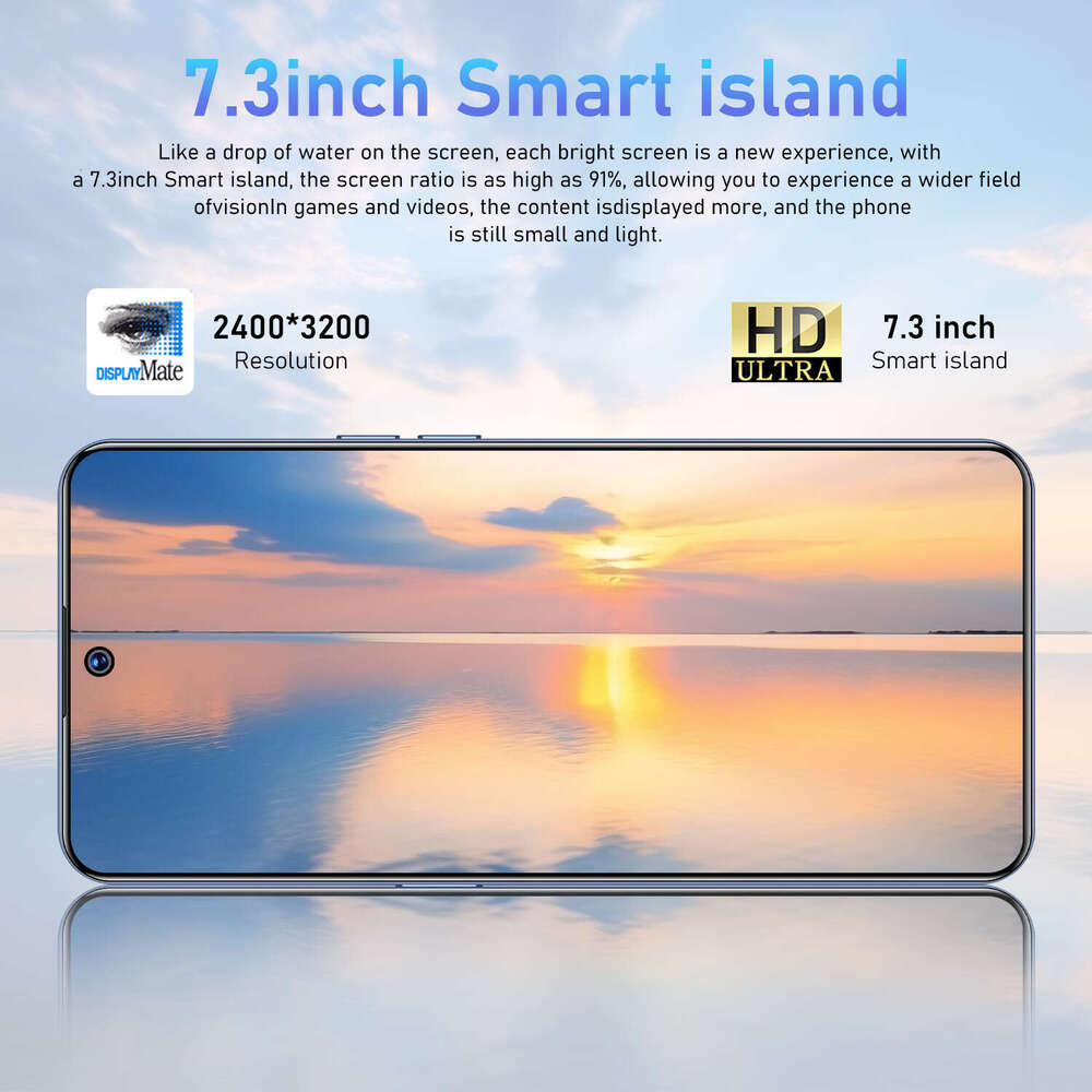 New Model C Pro G Android True Phone GB Smartphone Inch Large Screen