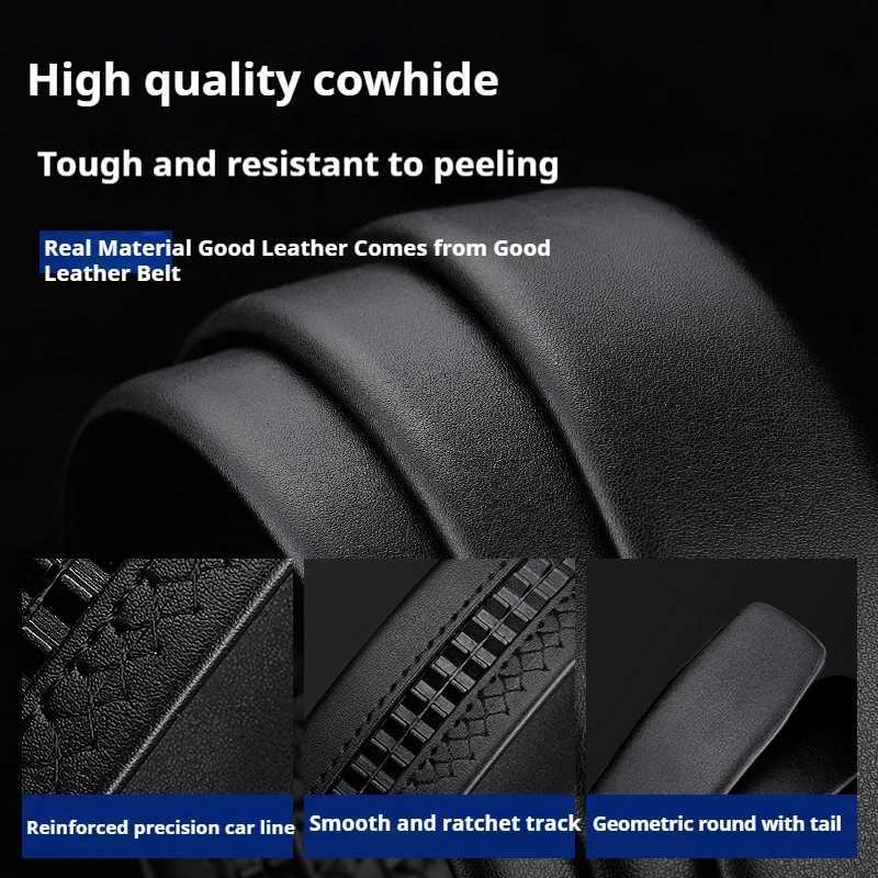 Mens Leather Belt Genuine Leather Belt Business Automatic Belt Fashion Designer Belt Leisure Belt for Men W251024
