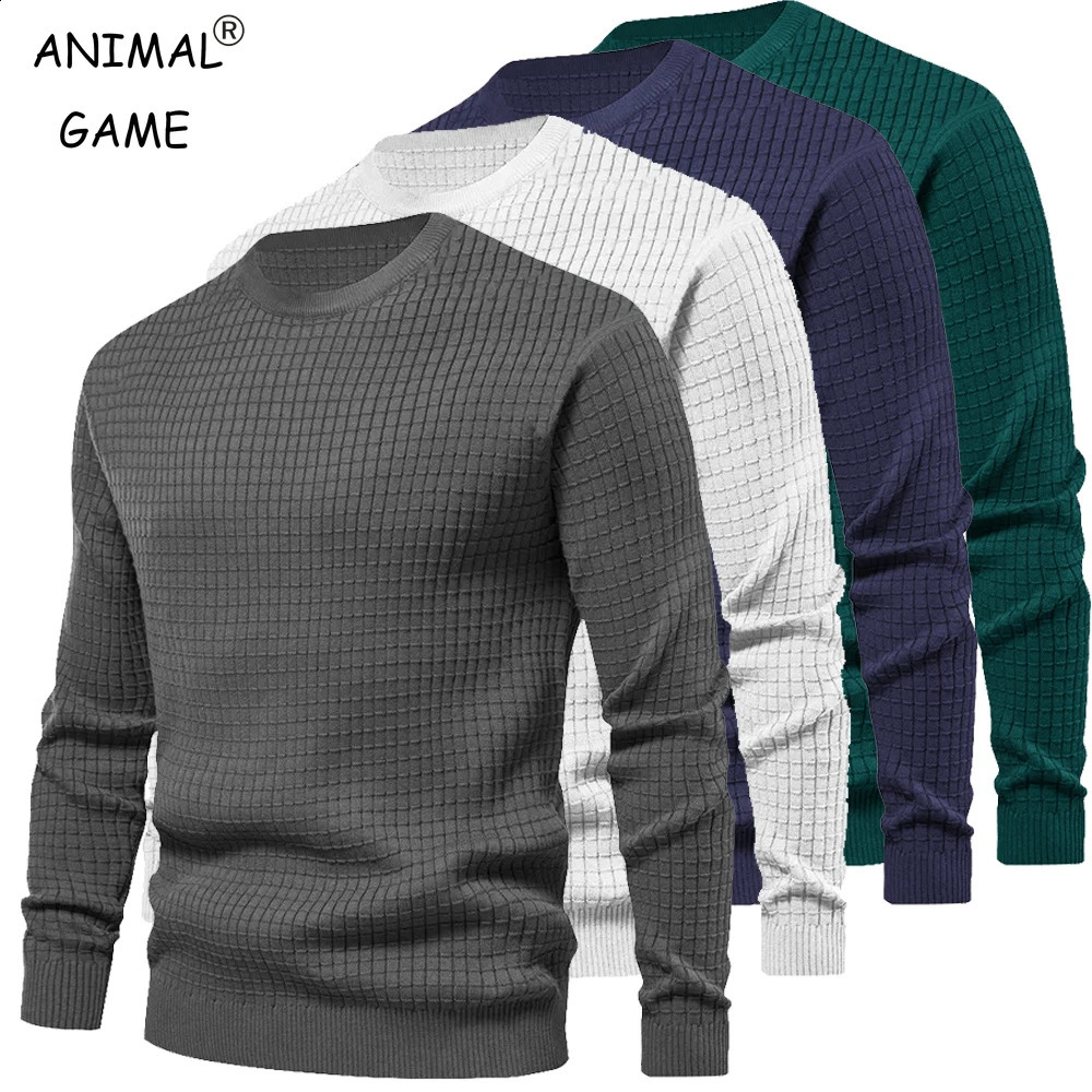 Mens Crew Neck Sweatshirts Solid Color Large Sweatwear Spring Outdoor Jogging Tops 251020