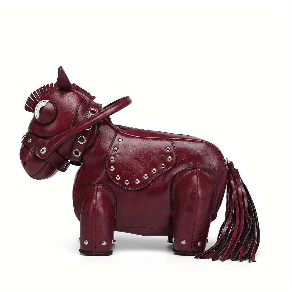 Wo 'S Fashion Pony Personality Creative Cute Style Shoulder Handbag