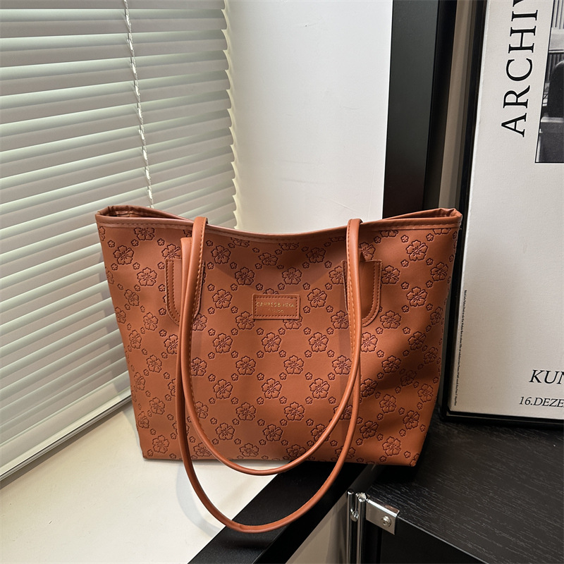 Designer free shipping Plaid tote bag women bag shoulder bag crossbody bag versatile large capacity handbag Dependable plain pink
