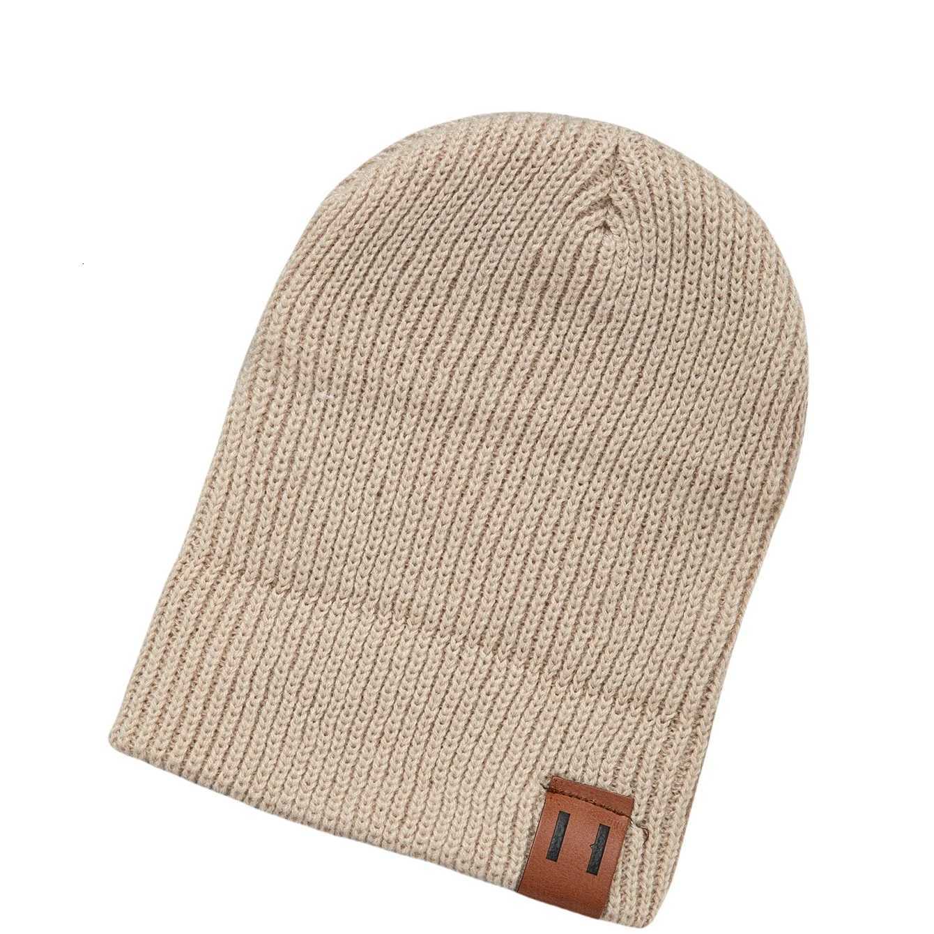 3pcs Autumn Winter Baby Warm Knitted Hats Kids Knit Beanie Hat Solid Color Children Hat For Boys Girls AccessoriesL251024