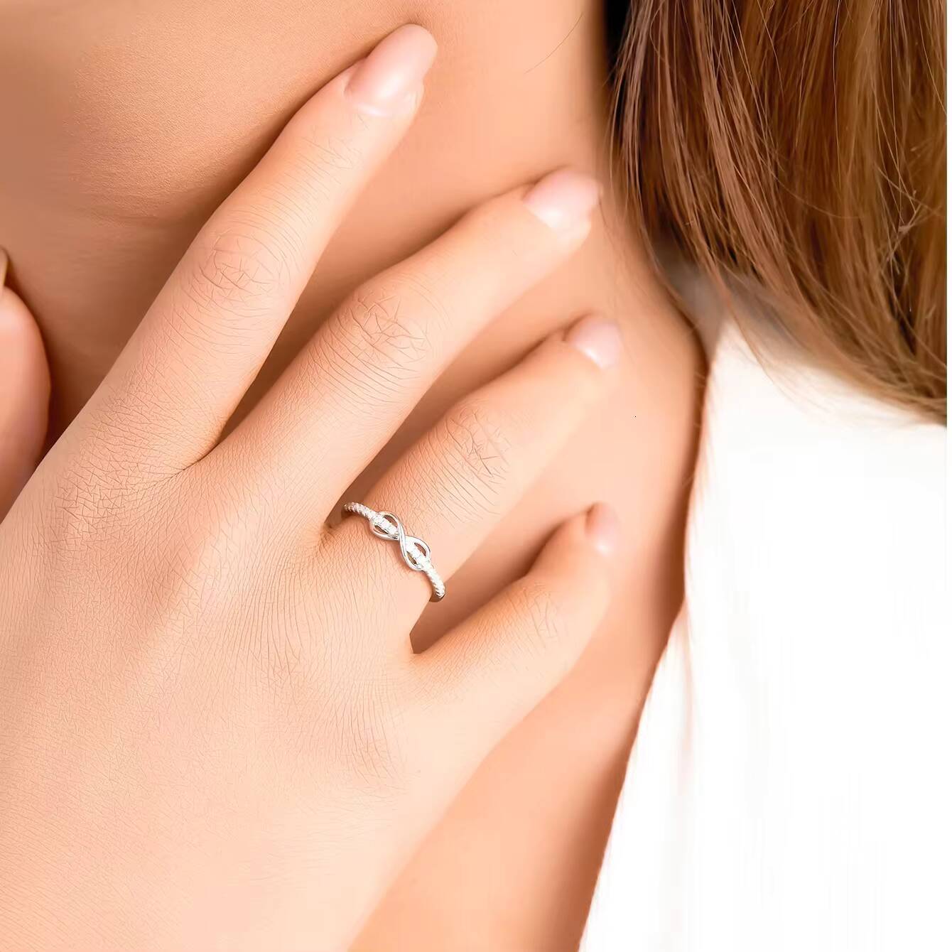 Luxury D Color Lab Grown Diamond Ladies Ring Fine Jewelry 925 Sterling Silver Women Moissanite Finger Ring