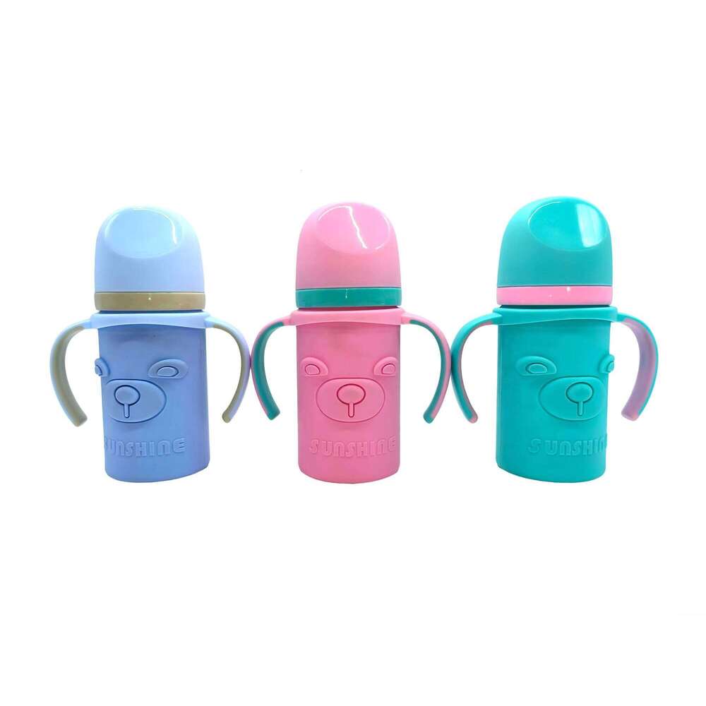 Quality High Borosilicate Glass Baby Bottle Newborn Safe Durable for Early Feeding
