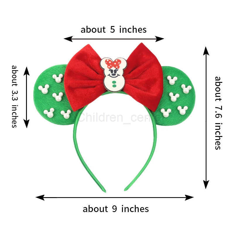 Disney Christmas Charming Gingerbread Man Velvety Headwear Accessory Perfect for Holiday Celebrations Colorful & Durable designer