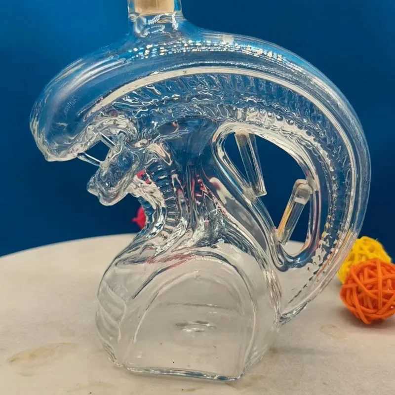 350 Ml Skl Skeleton Wine Whiskey Decanter Goth Spooky The Sovereign Skl Drinking ware Wine Barware And Hemade Items Y251024