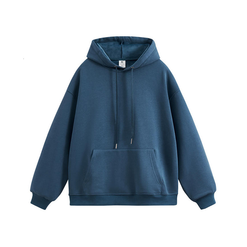 Autumn Winter Heavyweight Pure Cotton Silver Fox Fleece Pullover Sweatshirt Men's Thickened Designer Hoodie Jacket Tracksuit Men Polo Veste Coat 