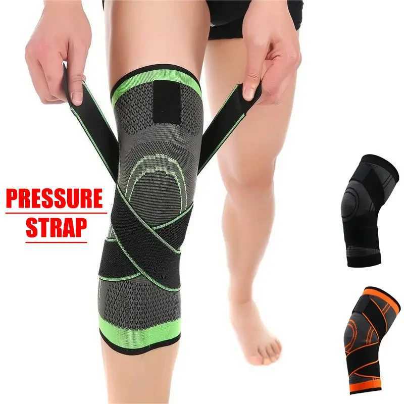 Band Compression Exercise Fitness Knee Pads Running Mountaineering Basketball Knee Pads Warm Nylon Sports Knee Pads Y251024