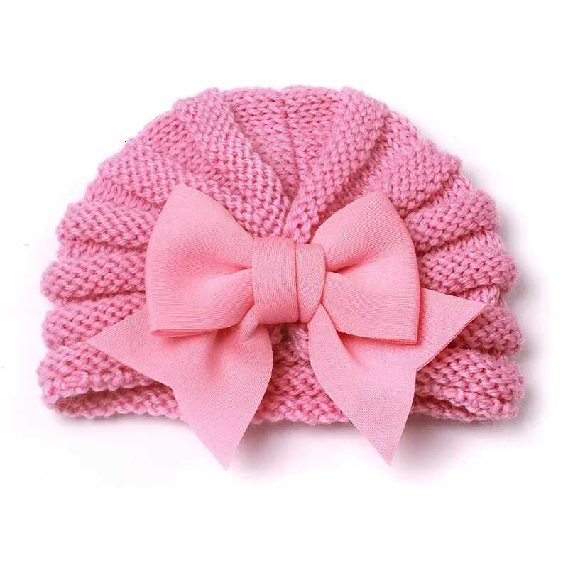 Winter Newborn Hat Infant Bonnet Baby Beanie Knitted Toddler Turban Hats for Girls Boys Accessories Kids Cap Baby Knit HatL251024
