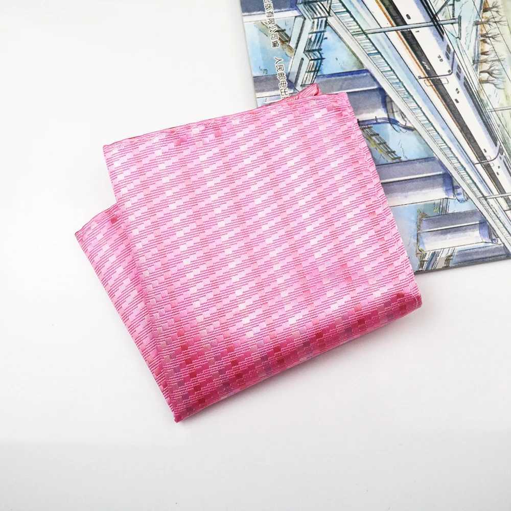 New Dot Striped Pocket Square For Men cm Formal Handkerchief Towel Gro Wedding Suit Cravat Hanky Host Chest Small Scarf Y251024