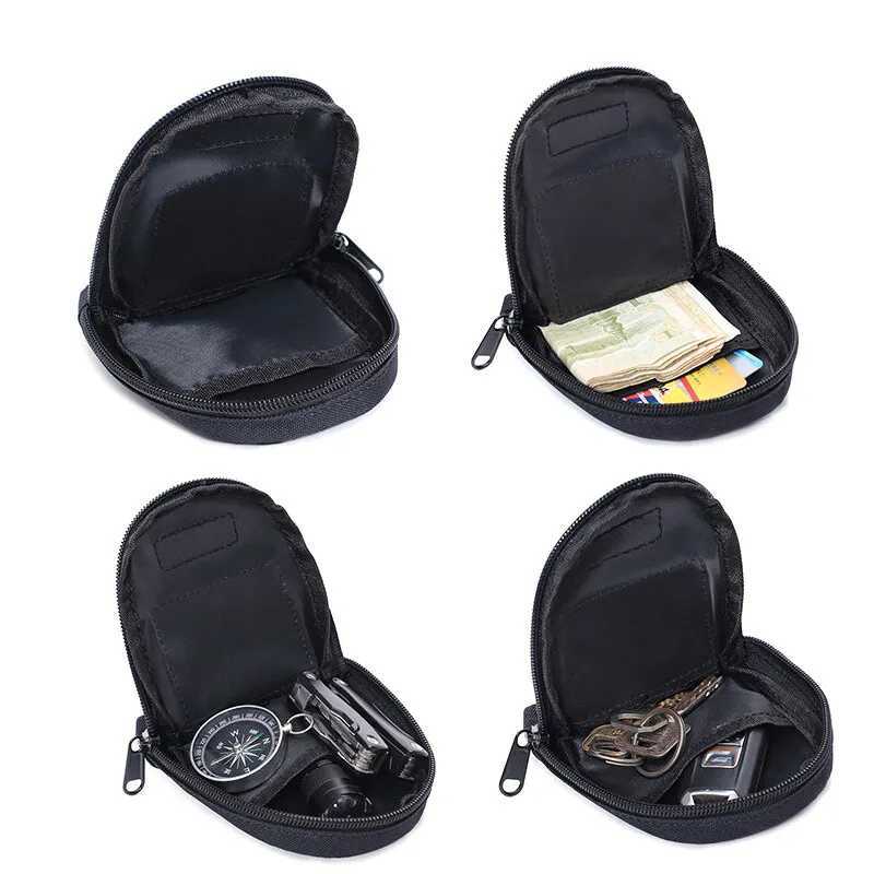 Outdoor Travel Leisure Small Portable Hhanging Bag Money Wallet Mini Knapsack Coins Keys Earphone Zipper Pouch with Lanyard Z251023