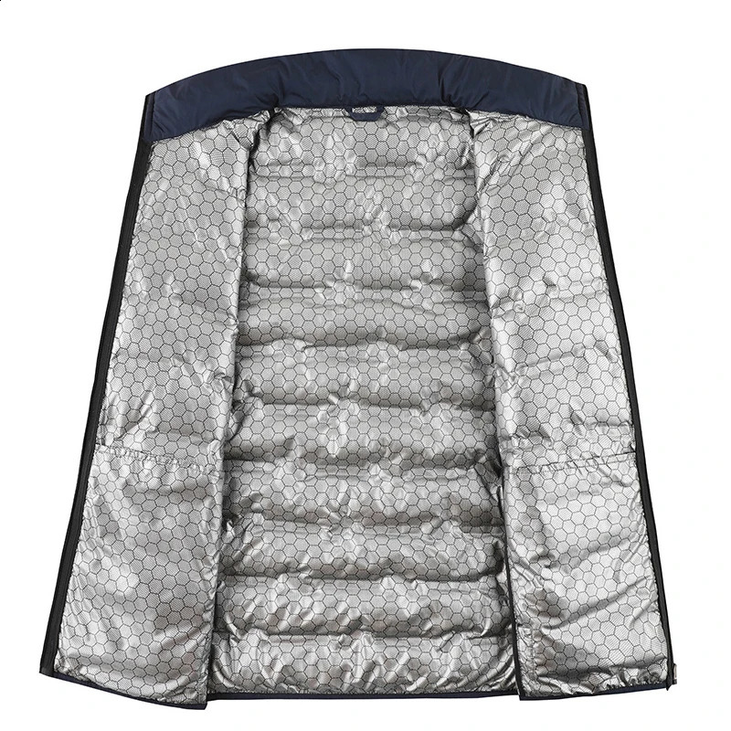 Men White Duck Down Jacket Warm Thick Stand Collar Windproof Puffer Jacket Mens Lightweight Coat Casual High Quality Jacket Male 251023