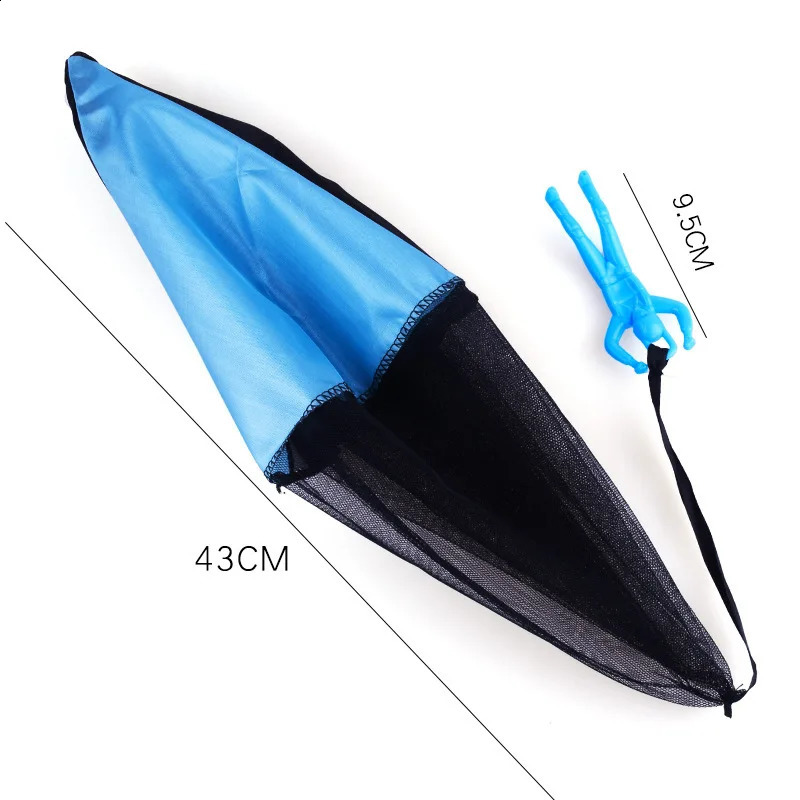 1pcs Hand Throwing Parachute Kids Outdoor Funny Toys Game Play Toys for Children Fly Parachute Sport with Mini Soldier Toys 251022